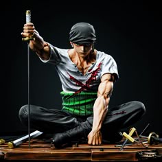 Zoro Posing, Zoro One Piece Pose, Roronoa Zoro Stance, Shanks Figure, Shanks One Piece Figure, Zoro Figure, Zoro Action Figures, Zoro Figure Action, Zoro Look Up Figure