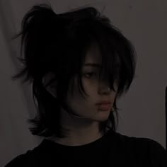 Cool Hairstyles Wolfcut, Masculine Hair Styles, Hair Masculine, Undercut For Wavy Hair, Masc Hair Styles, Hairstyles Short Hair Grunge, Wolf Cut Drawing Reference Hair, Mullet Hairstyle Reference, Emo Hair Reference
