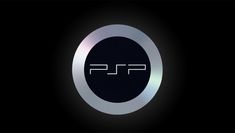 the playstation logo is shown in black and white