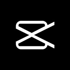 a black and white logo with the letter x in it's center, on a dark background