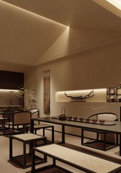 Luxury Tea House, Luxury Tea Room, Tea Area, Tea House Design Interior, Tea House Interior Design, Modern Japanese Tea House Inspiration, Tea Room House, Chinese Tea House Inspiration, Modern Tea House Interior
