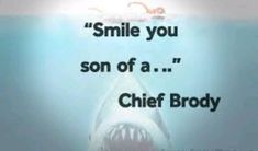 a shark with the caption smile you son of a chief brady