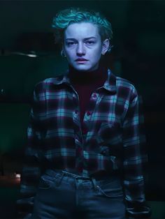 Wolf Man 2025 Julia Garner Plaid Shirt