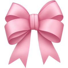 a pink bow on a white background