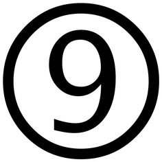 the letter g in a black and white circle with an oval shape on it's side