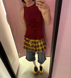 fashion, outfit inspo for summer, wales bonner adidas, jorts, roberto cavalli