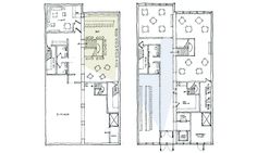 the floor plan for two story houses