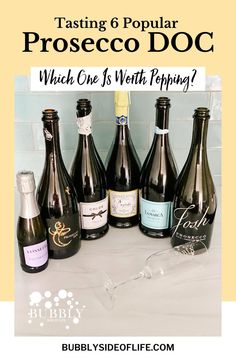 a group of wine bottles sitting on top of a table