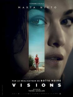 a movie poster for the film visions with an image of a woman's face