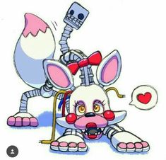 Fnaf Cartoon Drawing, Cartoon Fnaf Characters, Fnaf World Drawings, Glamrock Mangle Coloring Pages, Five Nights At Freddys Cartoon Characters, Mangle Fnaf Drawing, 8 Bit Mangle, Mangle Drawing Fnaf, Mangle Prints