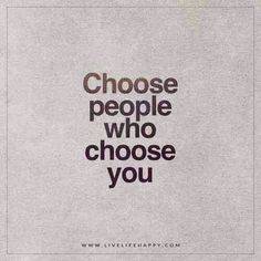 an advertisement with the words choose people who choose you