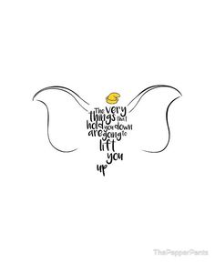 the words are written in black and white on a white background, with an angel's wings