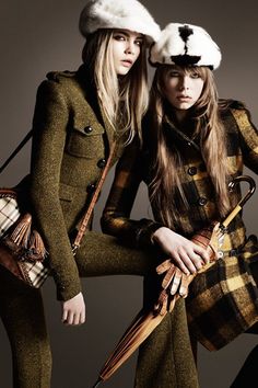 Burberry plaid ! Burberry Equestrian Knight, Burberry Advertising, Burberry Advertisement, Emma Watson Burberry Campaign, Burberry Trapper Hat, Burberry Editorial, Burberry Brand Editorial Photography, Burberry 2010, Burberry London Hat