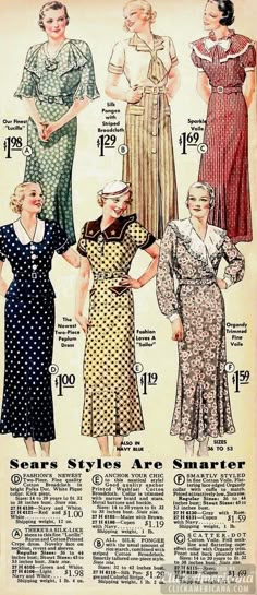 1930s Day Wear, 1930s Summer Fashion, 1930 Summer Fashion, 1933 Clothing, 1930s Sportswear Women, 1933 Clothes, 1930s Sportswear, 1930s Spring Fashion, 1930s Fashion Catalog