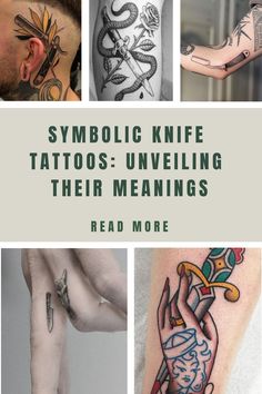 Symbolic Knife Tattoos: Unveiling their Meanings