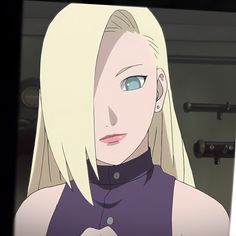 an anime character with blonde hair and blue eyes