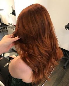 VANCOUVER HAIRSTYLIST | GINA on Instagram: "Colour Correction from 👩🏻->👩🏻‍🦰 - - - - Natural level 6 ash with 2 rounds of box dye brown (once all over and once just on the roots). We took her from a level 3 (some parts lighter patches) to a beautiful rich copper auburn. Step 1: effasol cleanse with 30 vol to break through the box dye ***please note your clients hair history before using any sort of permanent colour remover as it can expose what was underneath before and lighten virgin hair a 6rn Hair Color, Orange Dye On Brown Hair, Box Dye Red Hair, Ginger Box Dye On Brown Hair, 6cr Hair Color, Orange Overtone On Brown Hair, Box Dye Hair Color, Dark Ginger Box Dye, Ginger Overtone On Brown Hair