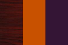 an orange and purple striped background with wood grains in the bottom right corner to the left