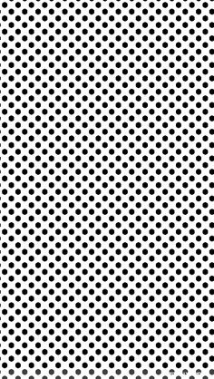 black and white polka dot pattern