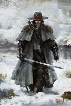 Witchhunter Art, Medieval Gunslinger, Medieval Witch Hunter, Trench Crusade Witch Hunter, Witch Hunter Fantasy Art, Witch Hunter Inquisitor, Bloodborne Ww1, Medieval Vampire Hunter, Bloodborne Hunter Concept Art