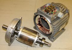 an electric motor is shown on the floor