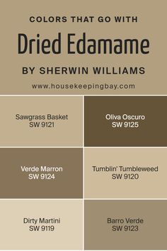 Colors that Go With Dried Edamame SW 9122 by Sherwin Williams
