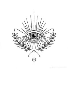 an all seeing eye tattoo design