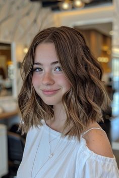 Lob Hairstyles, Lob Haircut Girls, Haircuts For Teens Girl, Girls Long Bob, Girls Haircut Medium Length, Girls Haircut Shoulder Length, Haircuts For Kids Girls Medium Length, Teen Girl Haircuts Medium, Girls Shoulder Length Haircut