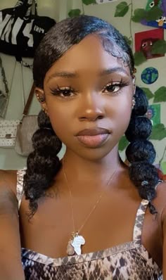 Natural Pigtails Hairstyles, Natural Hairstyles Pigtails, Pigtail Natural Hairstyles, Pigtails On Natural Hair, Bubble Hairstyle Natural Hair, Bubble Natural Hairstyle, Pigtails Natural Hair, 2000 Hairstyles Black Women Natural, Y2k Hairstyles For Short 4c Hair