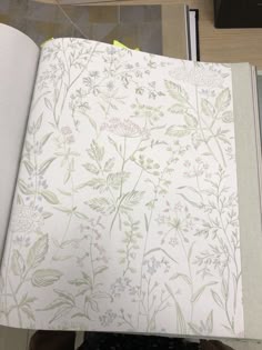 an open book sitting on top of a table