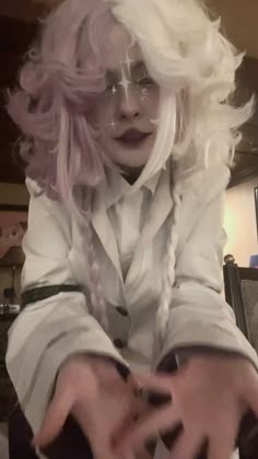 #bungoustraydogs #cosplay #sigmabungostraydogs Sigma Bsd Outfit, Sigma Wig, Sigma Bsd Haircut, Sigma Hairstyle, Cosplay Bsd, Sigma Outfit, Sigma Bsd Inspired Outfit, Sigma Costume, Sigma Cosplay