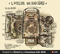 a drawing of a floor plan for a house