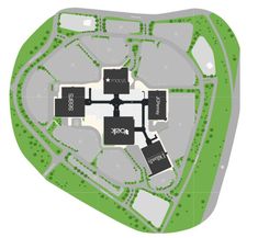 the site plan for an upcoming shopping mall