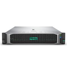 the hp proliance server is shown in front of a white background with green lights