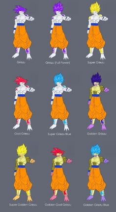 the different types of gohan from dragon ball