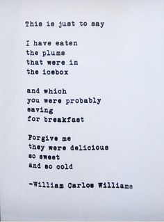 a poem written in black ink on white paper with clothes pins hanging from the wall