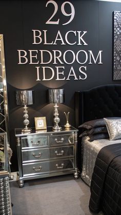 black bedroom