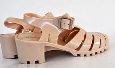 90s Sandals, Vintage Sandals, Jelly Shoes, Rubber Shoes, Recycled Plastic, Summer Shoes, Jelly, Hot Pink, Sandals