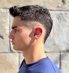 Mohawk Classic, Fade Into Mohawk, Mens Mohawk Fade Faux Hawk, Men’s Faded Mohawk, Short Mohawk, Mohawk Haircut, Edgy Short Haircuts, Bold Haircuts, Curly Hair Trends