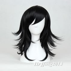 Emo Wig, Layered Black Wig, Emo Hair Wig, Emo Haircut Wig, Black Scene Wig, Anime Black Wig, Kawaii Wigs Black, Long Black Anime Wig, Emo Wig Transparent