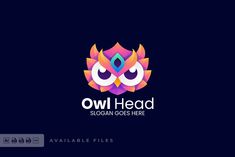 Owl Gradient Colorful Logo