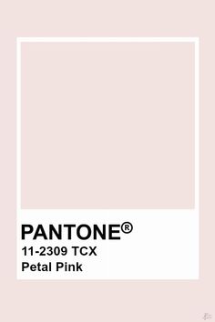 the pantone color is shown in white and pink