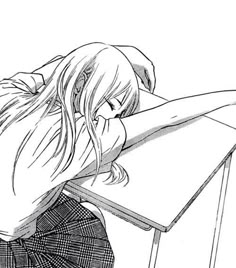 Adorable Sleeping Girl Manga Art Anime, Illustration Manga, Photo Manga, Art Manga, Shoujo Manga, Anime Monochrome, Dessin De Mode, Anime Sketch, Drawing Poses