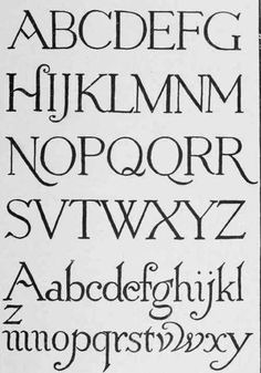 Classic Roman Letters. Continued