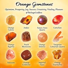 Pink Crystals Chart, Orange Crystals List, Orange Gemstone Meaning, Orange Crystals Spiritual Meaning, Orange Crystals Meaning, Healing Properties Of Orange Stones, Orange Gemstones Chart, Orange Crystals Names, Orange Crystal Healing Properties