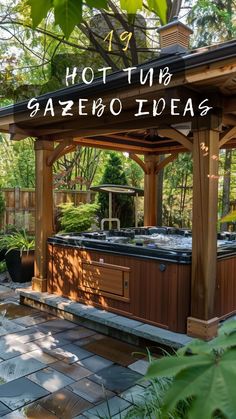 hot tub gazebo ideas for the backyard