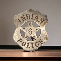 Victorian Police Badge, Spokane Indian Reservation Police Patch, Centennial Police Badge, Vintage Railroad Police Badge, Indian Tattoo, Sioux, Pin Badges, Favorite Jewelry, Vintage Fashion