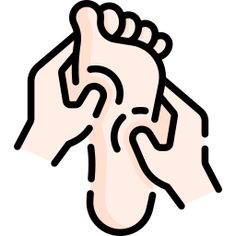 a pair of hands holding something in one hand and another with the other on it