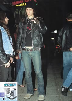 90s Street Punk, Judas Priest Outfits, 80s Punk Rock Fashion Men, 2000s Rock Outfits Men, Male Punk Style, 80s Rockstar Style, Male Fashion Alternative, Rockstar 2000s, 90s Goth Fashion Men