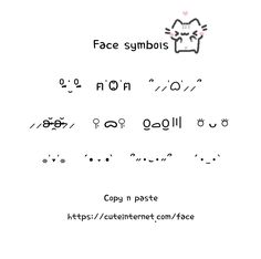 the words face symbols are written in different languages and have been drawn on paper with black ink